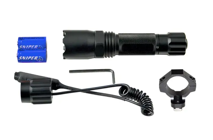 Sniper Grunt Tactical LED Flashlight w/ Remote Switch — 2 models - view 3
